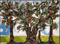 The Apple Tree by Ugo Schildge contemporary artwork mixed media