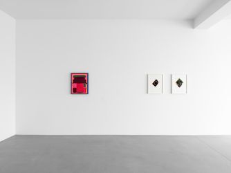 Exhibition view: Matt Connors. Swap, Xavier Hufkens, 44 rue Van Eyck (6 March–3 April 2021). Courtesy Xavier Hufkens, Brussels. Photo: HV-studio.