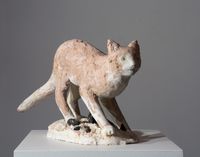 Cat by Linda Marrinon contemporary artwork sculpture