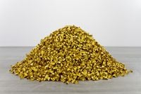 Mountain of Gold No. 2 by Hu Qingyan contemporary artwork installation