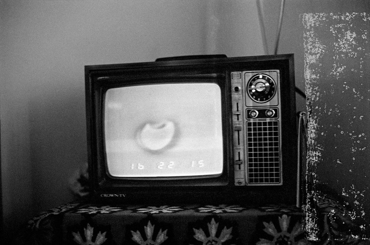 Solar Eclipse on TV, 1979 by Pablo Bartholomew Ocula