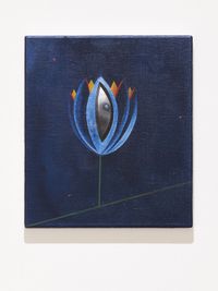 Tulip Night by Veronika Holcová contemporary artwork painting