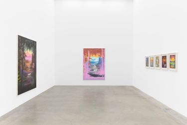 Exhibition view: Neil Raitt, Between a Rock and a Setting Sun, Anat Ebgi, 6150 Wilshire Blvd (13 November–18 December 2021). Courtesy Anat Ebgi.