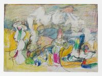 Virginia Landscape by Arshile Gorky contemporary artwork works on paper, drawing