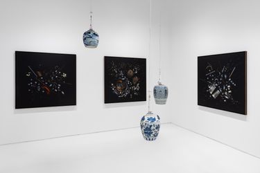 Exhibition view: Oliver Beer, Recompositions: Night Revels, Almine Rech, Shanghai (12 May–24 June 2023). Courtesy Almine Rech.