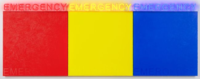 EMERGENCY #1 (RED, YELLOW, BLUE) by Deborah Kass contemporary artwork