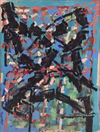 Sans titre by Jean-Paul Riopelle contemporary artwork painting, works on paper