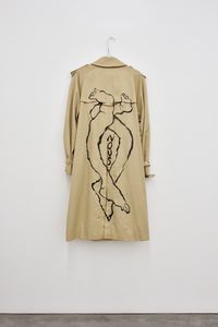 Nous sur mon impermeable (Us on my Raincoat) by Annette Messager contemporary artwork painting, works on paper, sculpture