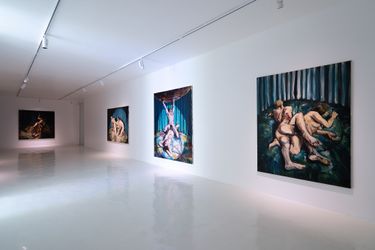 Exhibition view: Daniel Lezama, Velo y Alquimia, Galeria Hilario Galguera, Mexico City (6 February–16 March 2024). Courtesy Galeria Hilario Galguera.