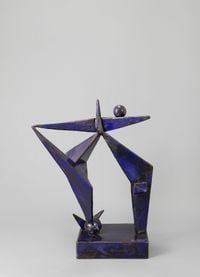 Blue Construction by David Smith contemporary artwork sculpture