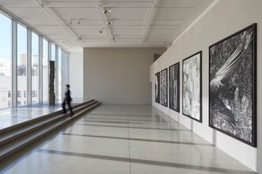 Exhibition view: Robert Longo, Lazarus Manifold, Pace Gallery, 540 West 25th Street, New York (5 November–18 December 2021). Courtesy Pace Gallery. 