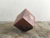 Uncovered Cube #10 by Madara Manji contemporary artwork sculpture