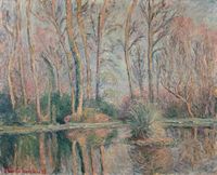 Le bassin des nymphéas à Giverny by Blanche Hoschede-Monet contemporary artwork painting