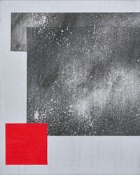 A Square by Min Ha Park contemporary artwork painting, works on paper
