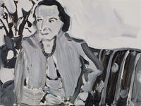 Golda Meir by Chantal Joffe contemporary artwork painting