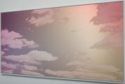 Unkai (A Sea of Clouds) Faint Vermillion by Miya Ando contemporary artwork 7