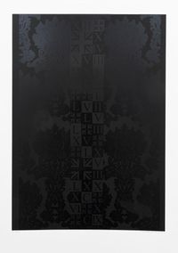 Black Shroud by Brett Graham contemporary artwork print
