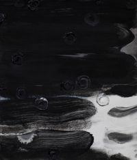 Rubbing Rain Series by Jian-Jun Zhang contemporary artwork painting, works on paper