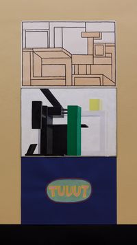 Constructed by Nathalie Du Pasquier contemporary artwork painting, works on paper