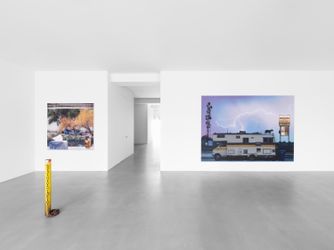 Exhibition view: Sayre Gomez, True Crime, Xavier Hufkens, Van Eyck (15 April–15 May 2021). Courtesy Xavier Hufkens, Brussels. Photo: Allan Bovenberg.
