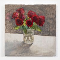 Nine Roses by Fiza Khatri contemporary artwork painting