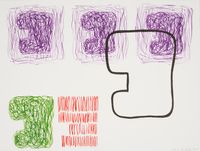 Virtuous Repetition by Jonathan Lasker contemporary artwork print