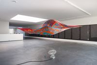 Supercopy / Haacke Hèrmes by Superflex contemporary artwork sculpture, installation, mixed media, textile