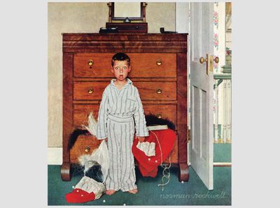Norman Rockwell, Purveyor of Christmas Kitsch, Revisited in Arts Society Lecture