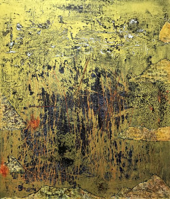A Torrid Golden Field by Tsang Chui Mei contemporary artwork