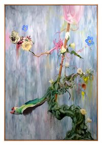 Ikebana - Waterfall Stage (Boss Level) by Keith Tyson contemporary artwork painting