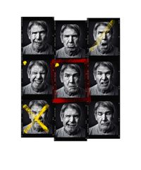 Harrison Ford Contact Sheet by Andy Gotts contemporary artwork photography, print