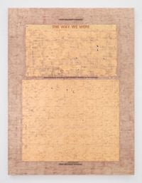 THE WAY WE WERE by Jenny Holzer contemporary artwork painting