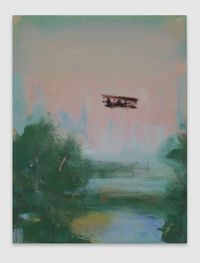 Bi-plane by Verne Dawson contemporary artwork painting