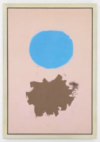 Pink and Blue by Adolph Gottlieb contemporary artwork painting