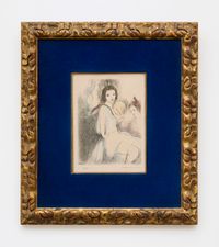 En Sourdine, from the series Fêtes galantes (Marchesseau 218, iii/iii) by Marie Laurencin contemporary artwork works on paper, print
