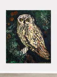 Mystery Owl at Studio by Thomas Houseago contemporary artwork painting