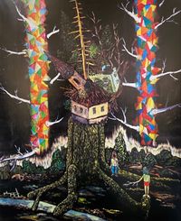Tree House l by Yuichi Hirako contemporary artwork print