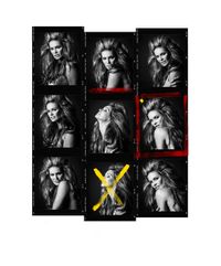 Elle Macpherson Contact Sheet by Andy Gotts contemporary artwork photography, print