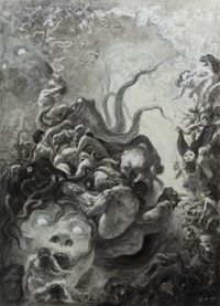 Medusa 美杜莎 by Xia Xiaowan contemporary artwork painting