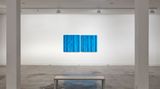 Contemporary art exhibition, Elizabeth Thomson, White Coda Blue Coda at Two Rooms, Auckland, New Zealand