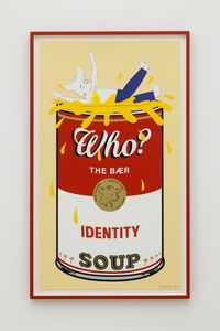 Who’s Identity Soup? (Plunged) by Simon Fujiwara contemporary artwork works on paper, print, drawing