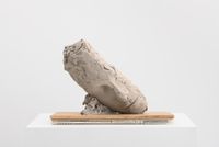 Study for Large Tilted Head by Mark Manders contemporary artwork sculpture