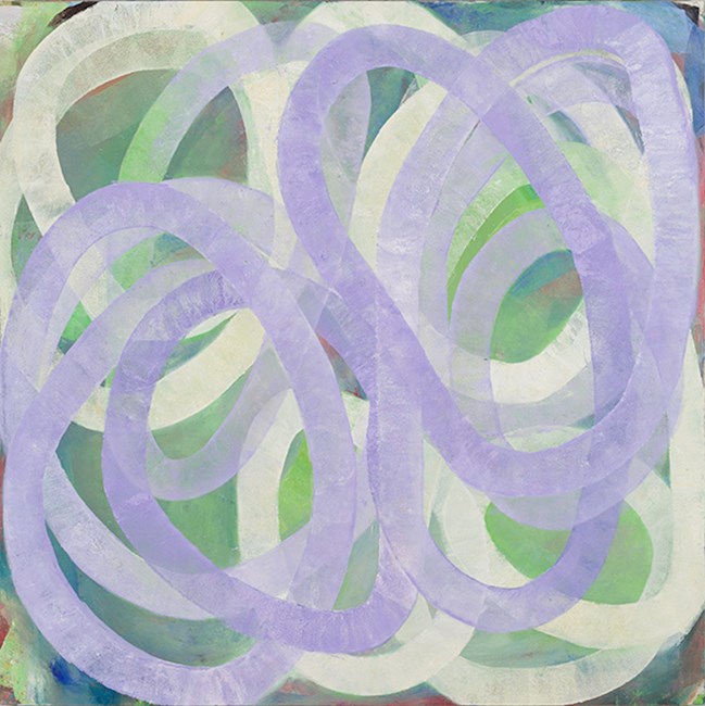 Lilac Rings by Ildiko Kovacs contemporary artwork