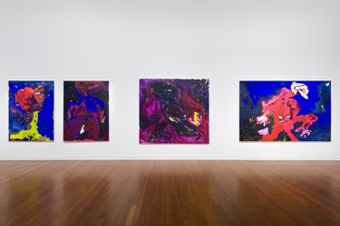 Exhibition view: Tom Polo, linger, Roslyn Oxley9 Gallery, Sydney (9 April–8 May 2021). Courtesy Roslyn Oxley9 Gallery. Photo: Luis Power.