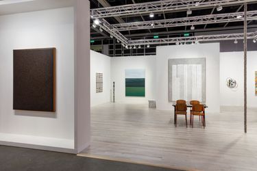 Installation view: Kukje Gallery's booth at Art Basel Hong Kong 2023. Photo: Sebastiano Pellion di Persano. Courtesy Kukje Gallery.