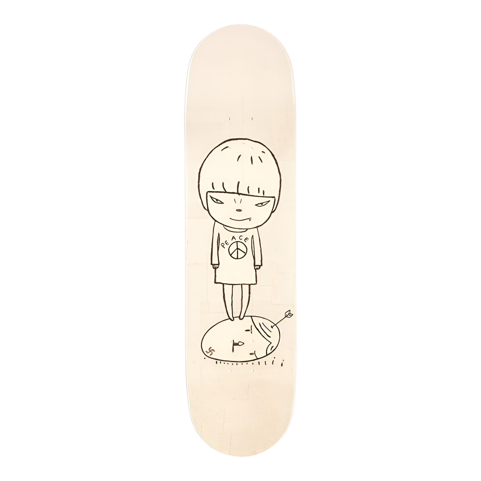 Peace Girl Skateboard Deck, 2020 by Yoshitomo Nara | Ocula