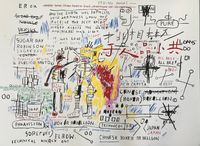 Boxer Rebellion by Jean-Michel Basquiat contemporary artwork print