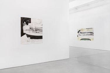 Exhibition view: Iris Schomaker, Oblivion, Galerie Thomas Schulte,  Berlin (27 November–5 February 2022). Courtesy Galerie Thomas Schulte. Photo: Stefan Haehnel.