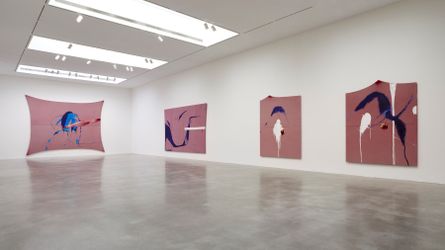Exhibition view: Julian Schnabel, The Sad Lament of the Brave, Let the Wind Speak and Other Paintings, Pace Gallery, New York (18 September–24 October 2020). © Julian Schnabel. Courtesy Pace Gallery.