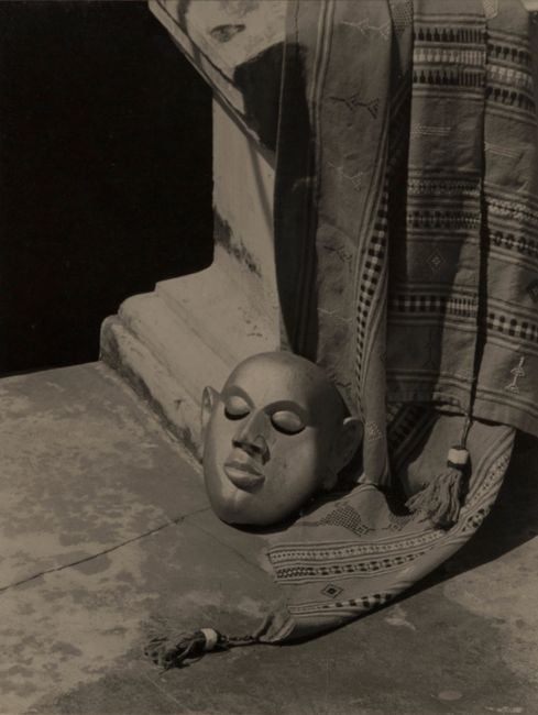 Mask on cloth, NM.2013.03 edited by Lionel Wendt contemporary artwork